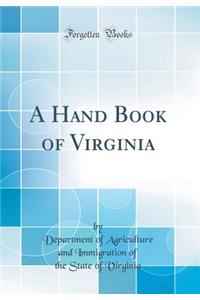 A Hand Book of Virginia (Classic Reprint)