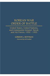 Korean War Order of Battle