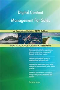 Digital Content Management For Sales A Complete Guide - 2020 Edition