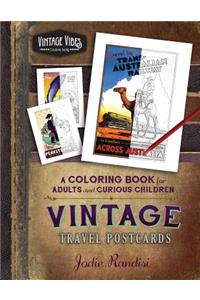 Vintage Travel Postcards Coloring Book