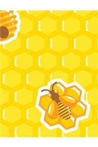 Bee Composition notebook