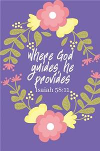 Where God Guides He Provides