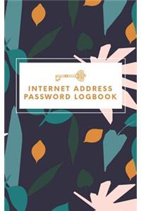 Internet Address Password Logbook