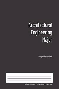 Architectural Engineering Major Composition Notebook