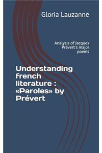 Understanding french literature