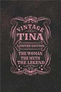 Vintage Tina Limited Edition the Woman the Myth the Legend