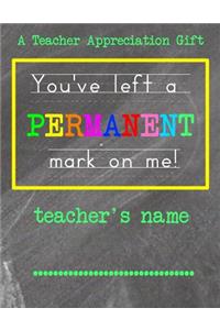 A Teacher Appreciation Gift