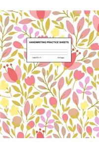 Handwriting Practice Sheets