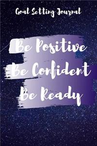 Blue Goal Setting Journal