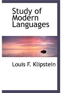 Study of Modern Languages