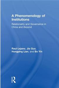 A Phenomenology of Institutions