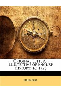 Original Letters, Illustrative of English History