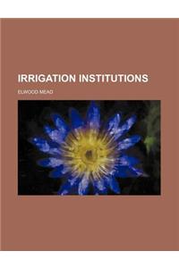 Irrigation Institutions