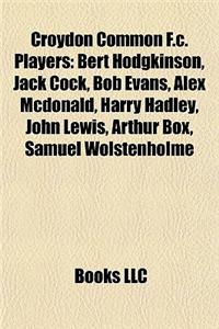 Croydon Common F.C. Players