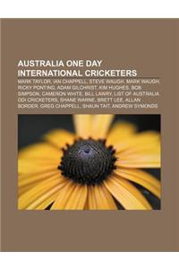 Australia One Day International Cricketers