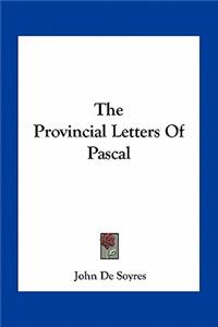 The Provincial Letters of Pascal