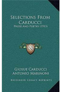 Selections from Carducci