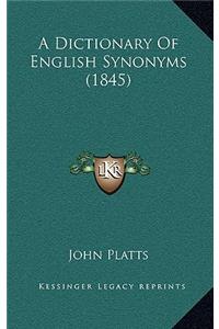 A Dictionary of English Synonyms (1845)