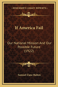 If America Fail