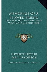 Memorials Of A Beloved Friend