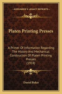 Platen Printing Presses