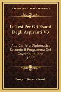 Le Tesi Per Gli Esami Degli Aspiranti V3