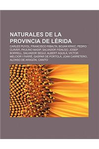 Naturales de La Provincia de Lerida