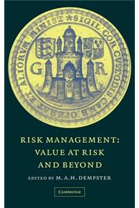 Risk Management: Value at Risk and Beyond