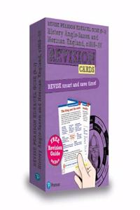 Pearson REVISE Edexcel GCSE History Anglo-Saxon and Norman England: Revision Cards incl. online revision and quizzes - for 2025, 2026 exams