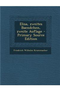 Elisa, Zweites Baendchen, Zweite Auflage