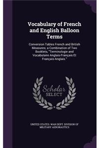 Vocabulary of French and English Balloon Terms