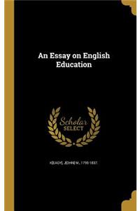 An Essay on English Education