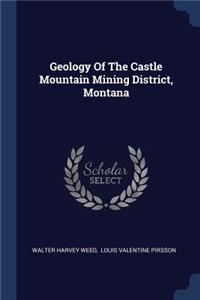 Geology Of The Castle Mountain Mining District, Montana