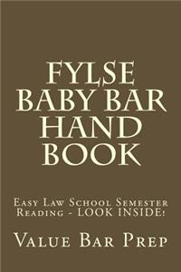 Fylse Baby Bar Hand Book