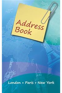 Address Book - London, Paris & New York design by Gee Myster