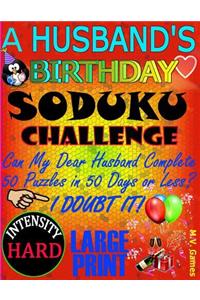 Husband's Birthday Sudoku Challenge