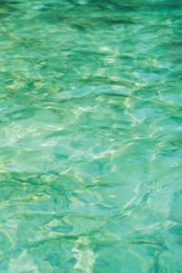 Blue Green Water Painted Notebook