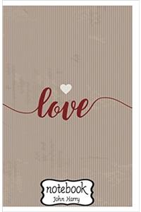 Notebook Journal Dot-grid, Graph, Lined, Blank No Lined Love With 1 Heart: Small Pocket Notebook Journal Diary, (Blank Notebook Journal)