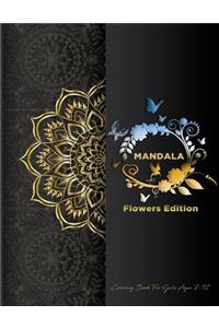 Mandala Coloring Book For Girls Ages 8-12