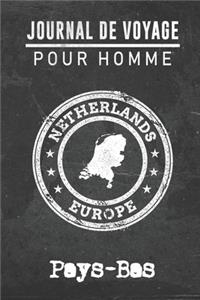 Journal de Voyage pour homme Pays-Bas
