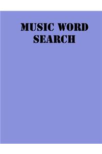 music word search