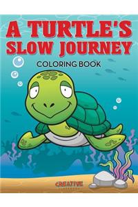 A Turtle's Slow Journey Coloring Book
