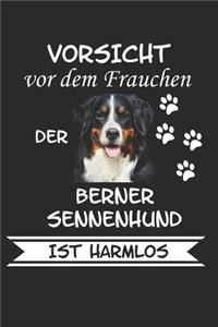 Vorsicht vor dem Frauchen der Berner Sennenhund ist Harmlos