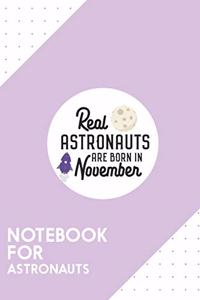 Notebook for astronauts