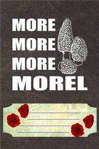 More More More Morel Notebook Journal