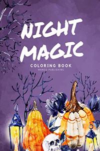 Night Magic Coloring Book