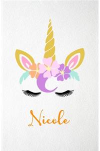 Nicole A5 Lined Notebook 110 Pages