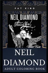Neil Diamond Adult Coloring Book