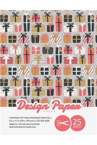 Christmas Patterns Scrapbook Paper VOL.1