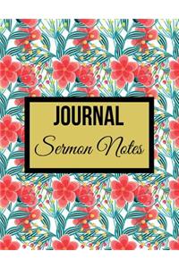 Journal Sermon Notes